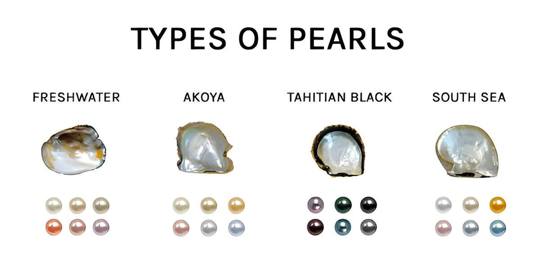Types of Pearls: A Complete Guide to Freshwater, Akoya, Tahitian, and South Sea Pearls